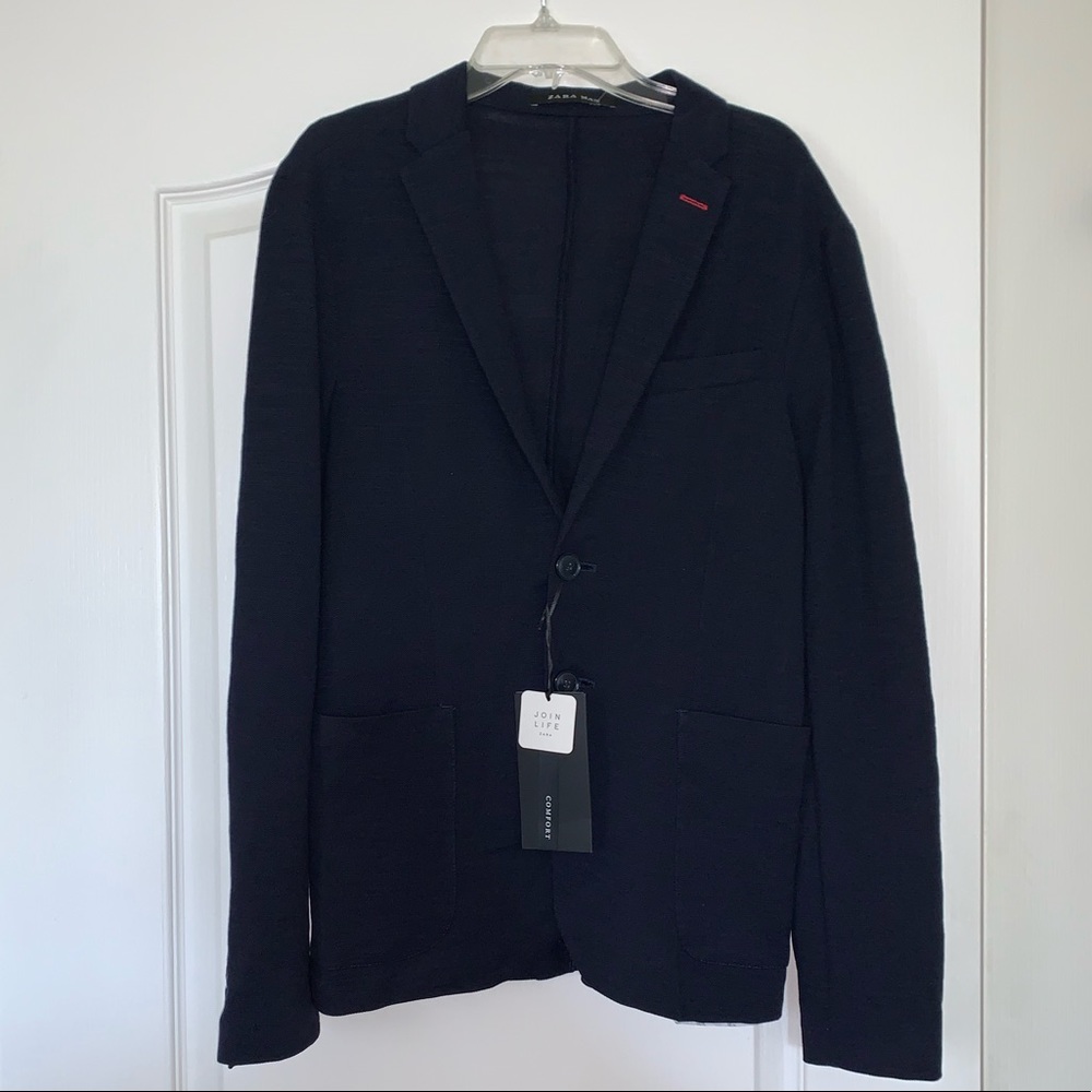 Zara Man Navy Blazer